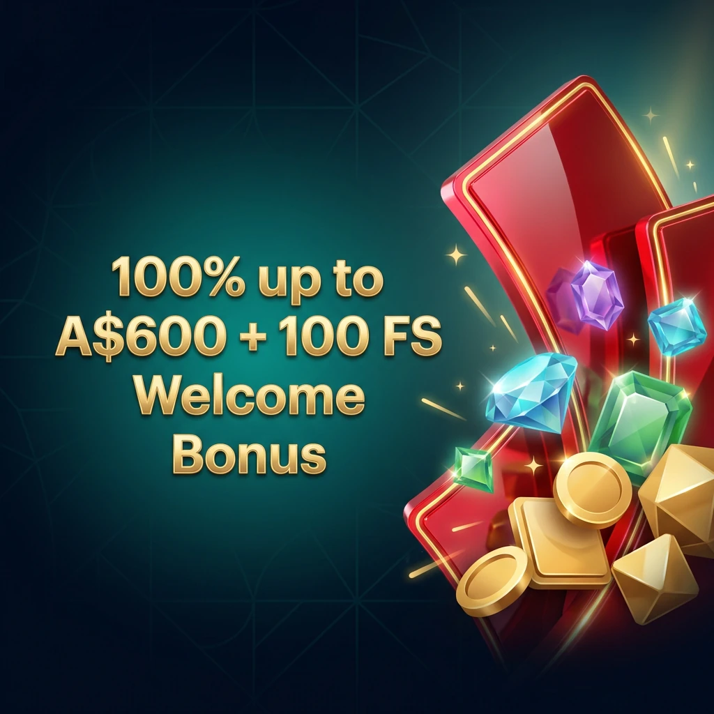 100% up to A$600 + 100 FS Welcome Bonus